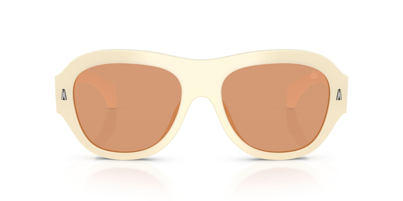 3035/7 - White - Solid Warm Brown