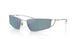 736/Y7 - Silver - Light Grey Mirror Blue