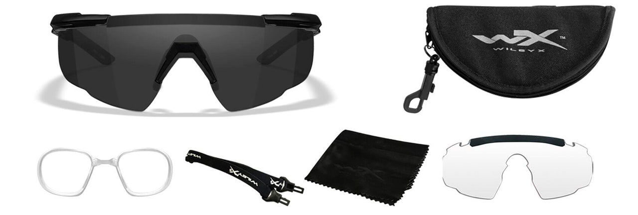 315 - Clear/grey/matte Black Frame - Clear / Grey