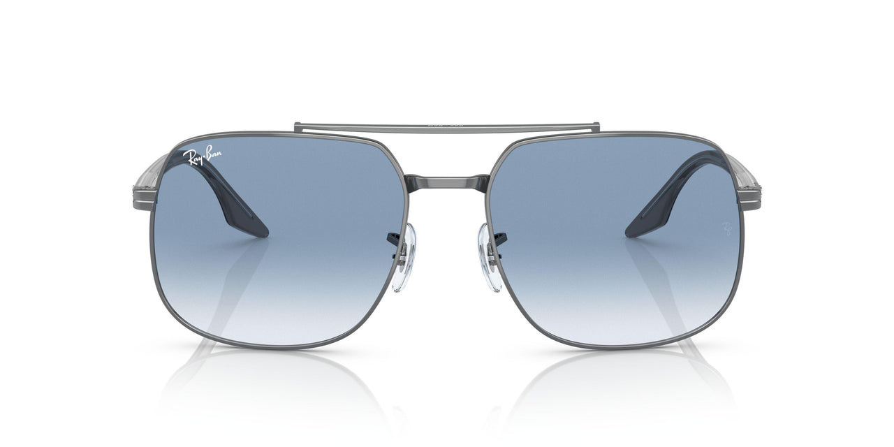 004/3F - Gunmetal - Clear Gradient Blue