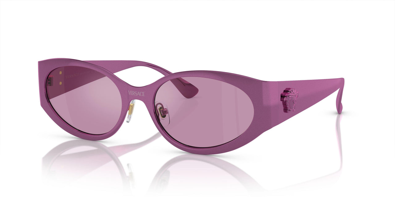 1503AK - Pink - Dark Violet Mirror Silver Int
