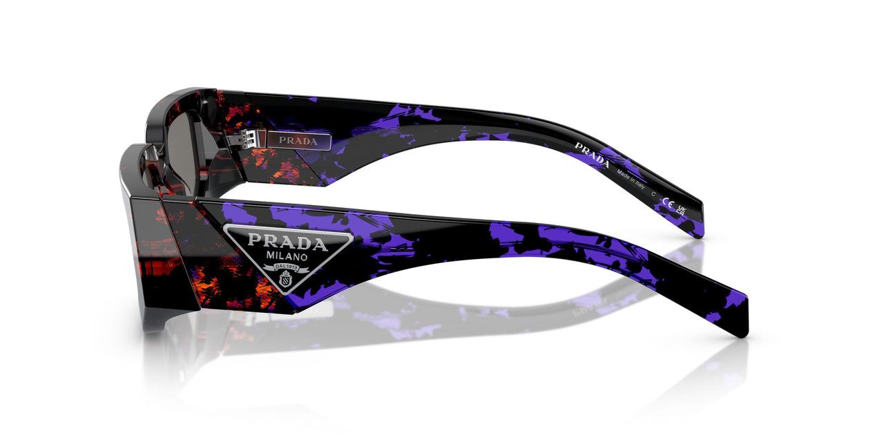 06V40E - Orange - Dark Grey Mirror Blue/red