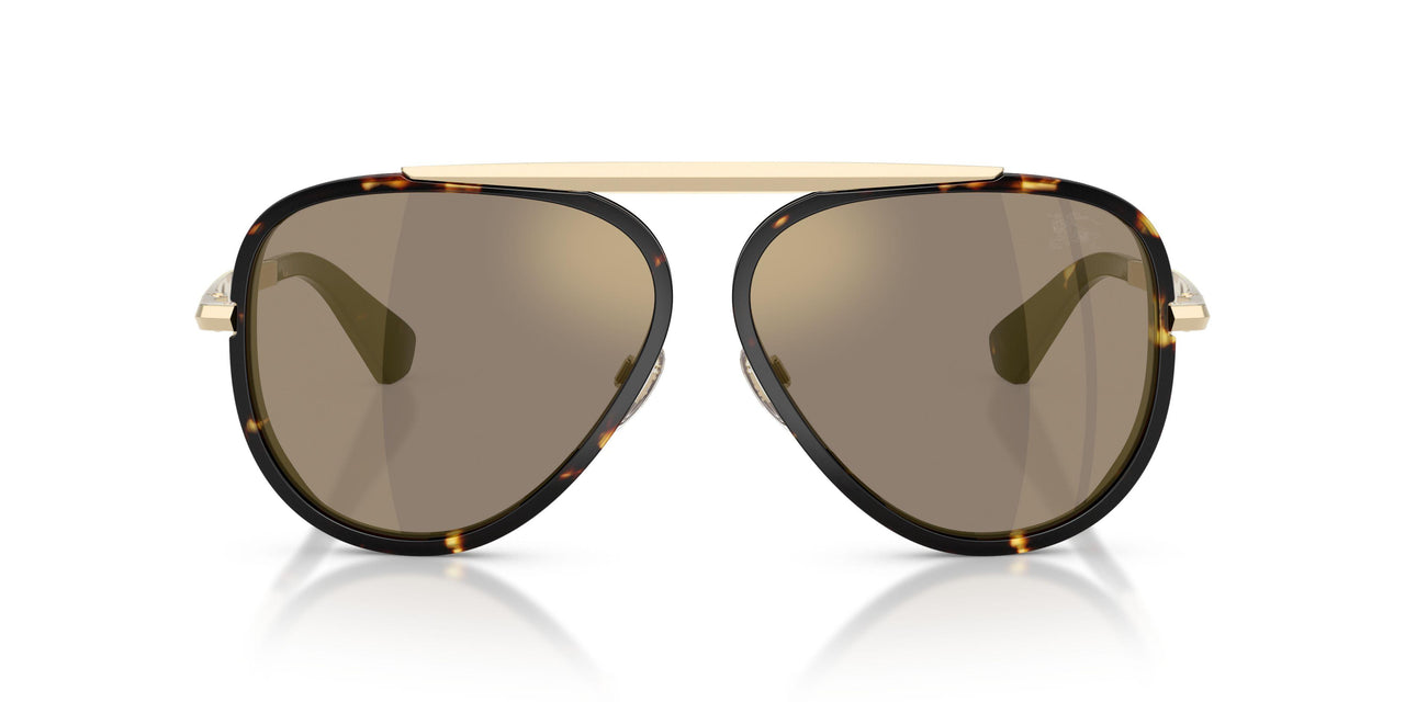 11095A - Tortoise - Light Brown Mirror Gold