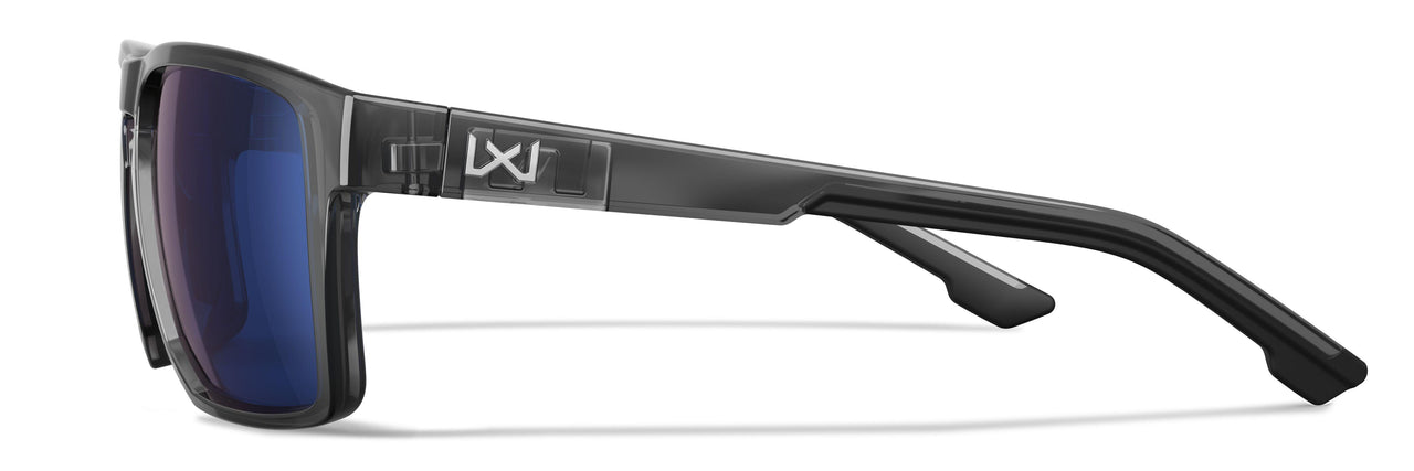 AC6FND09 - Captivate Pol Blue Mirror/gloss Crystal Grey Frame - Captivate Polarized Blue Mirror
