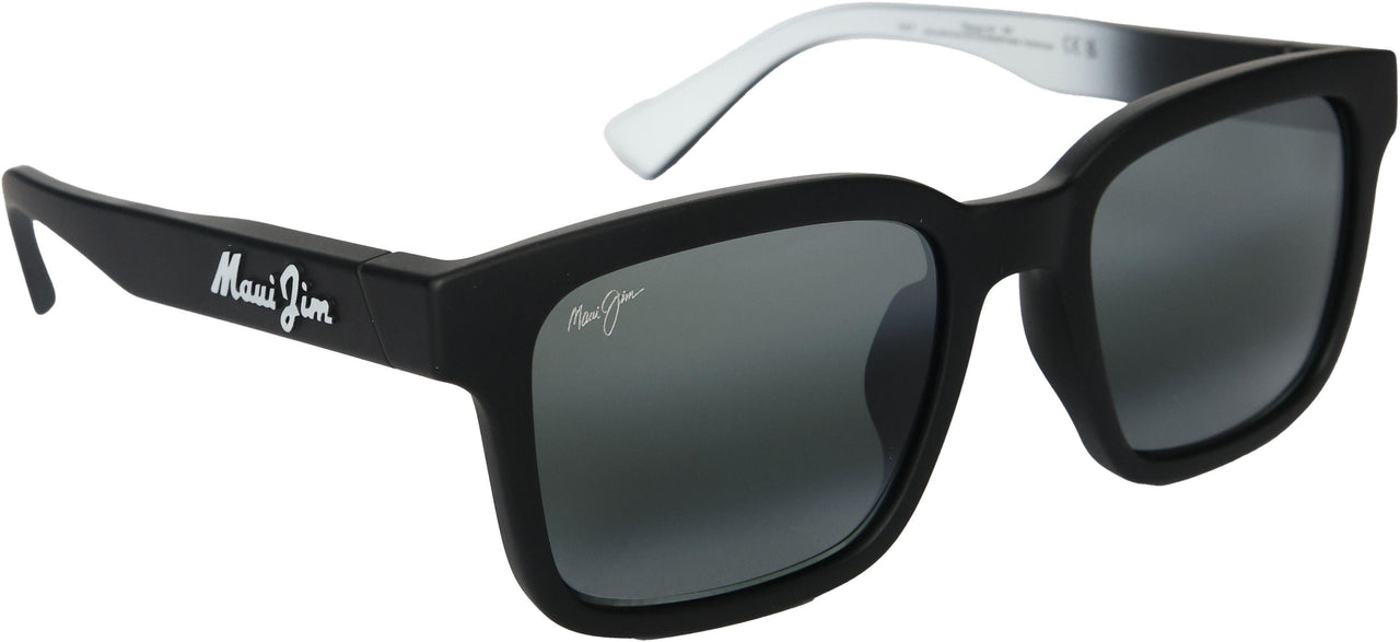 02 - Matte Black With Interior White Gradient Effect - Neutral Grey