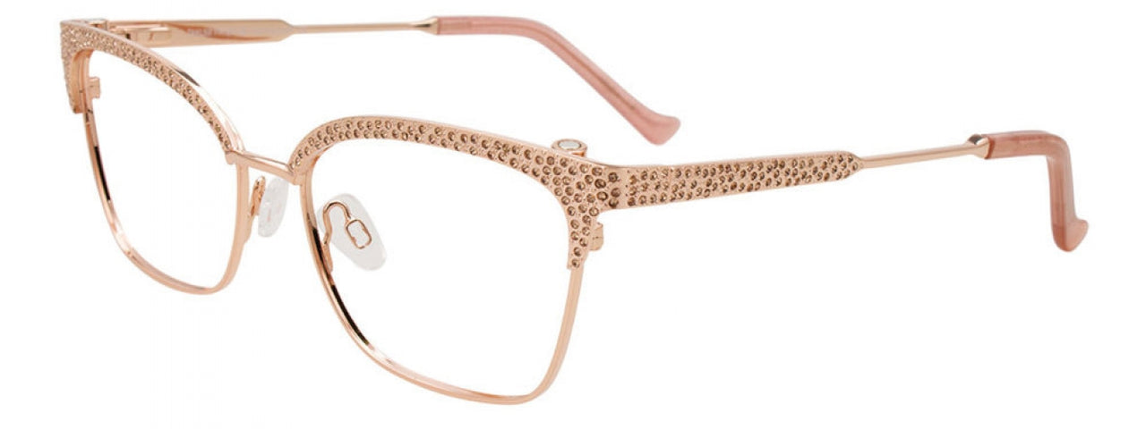 30 - Pink Gold with Crystals