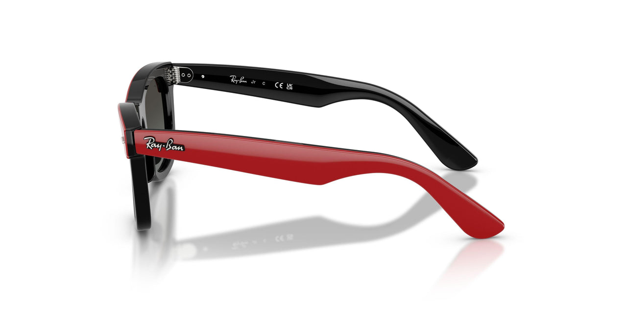 721588 - Red - Grey Mirror Silver Gradient