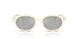 50028V - White - Clear Mirror Silver
