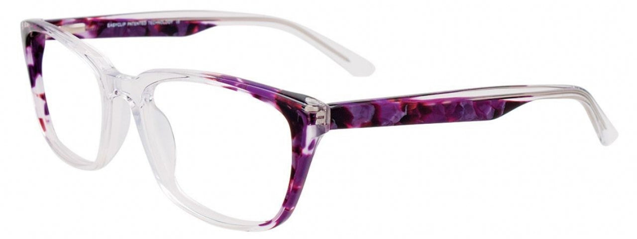 80 - Purple Marbled & Crystal