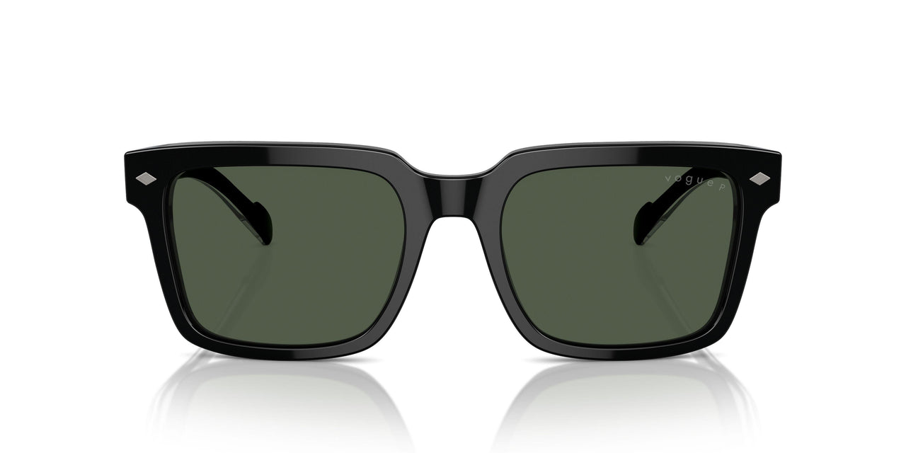 W44/9A - Black - Dark Green Polarized