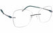 Silhouette Purist Color Groove Demo Rimless 5561 Eyeglasses