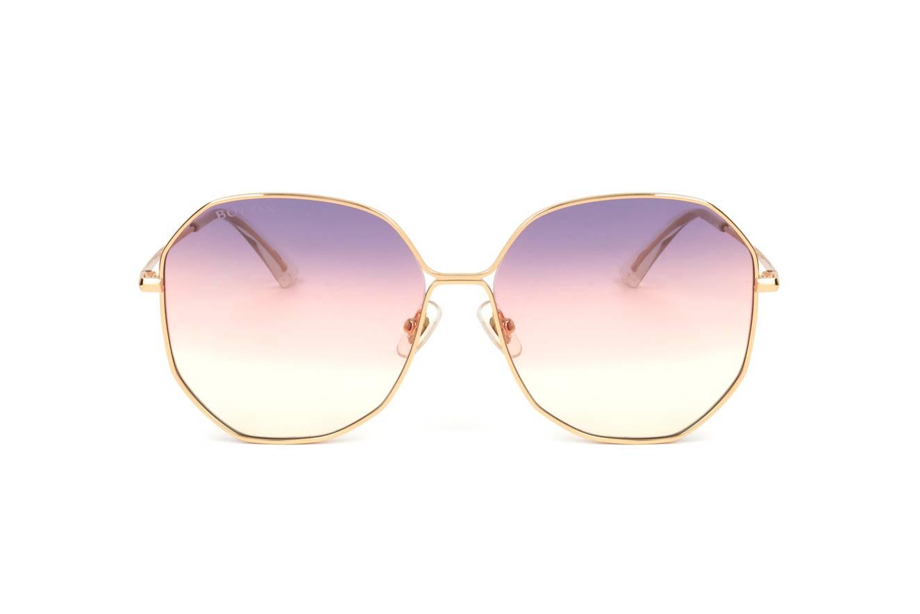 Sunglasses Bolon Women\'s Gold Metal Pink Lenses Bolon BL7128 Sunglasses main image 2