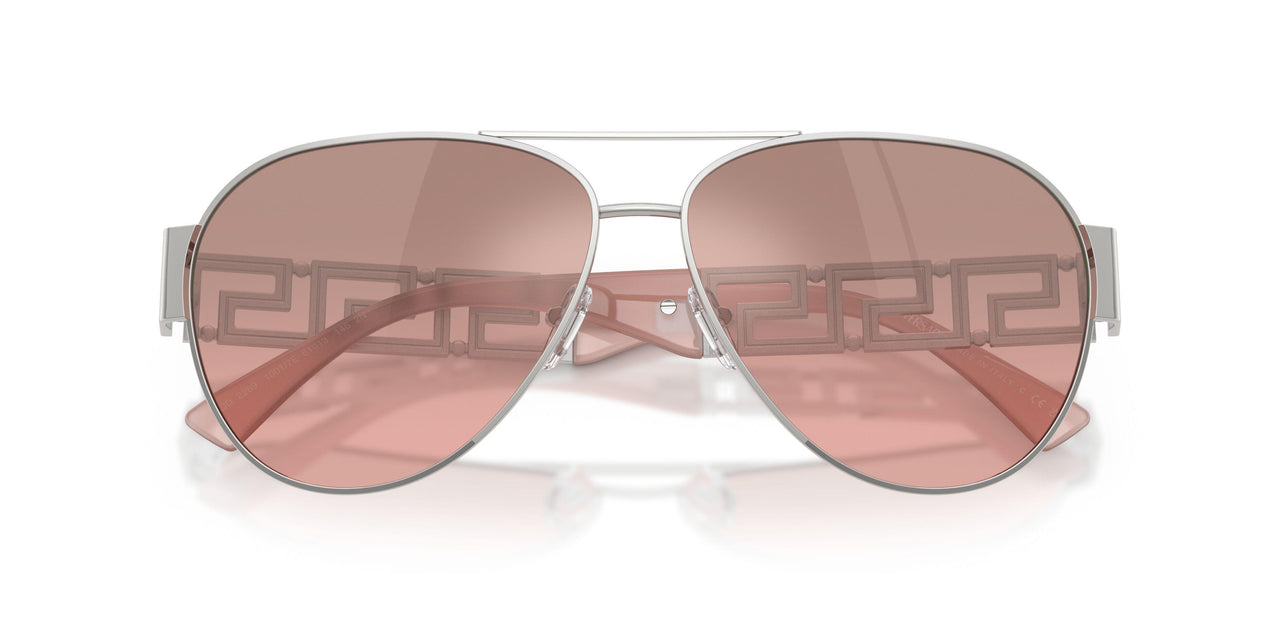 10017E - Silver - Pink Mirror Silver Gradient