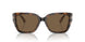 395173 - Bi Layer Dark/cream Tortoise - Brown Solid