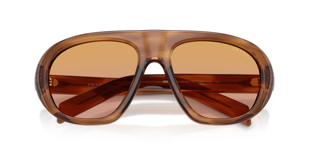 25O04N - STRIPED ROSEWOOD - ORANGE/DARK PINK