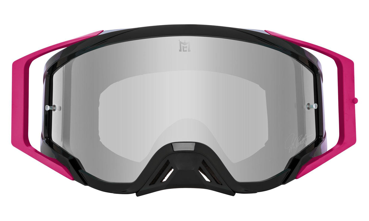 0000001 - Matte White - HD Smoke with Silver Spectra Mirror HD Clear
