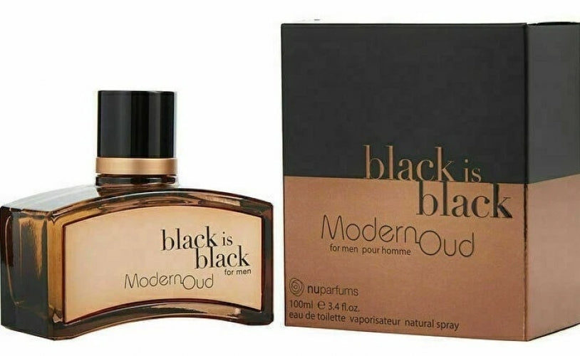 Nu Parfums Black Is Black Modern Oud EDT Spray