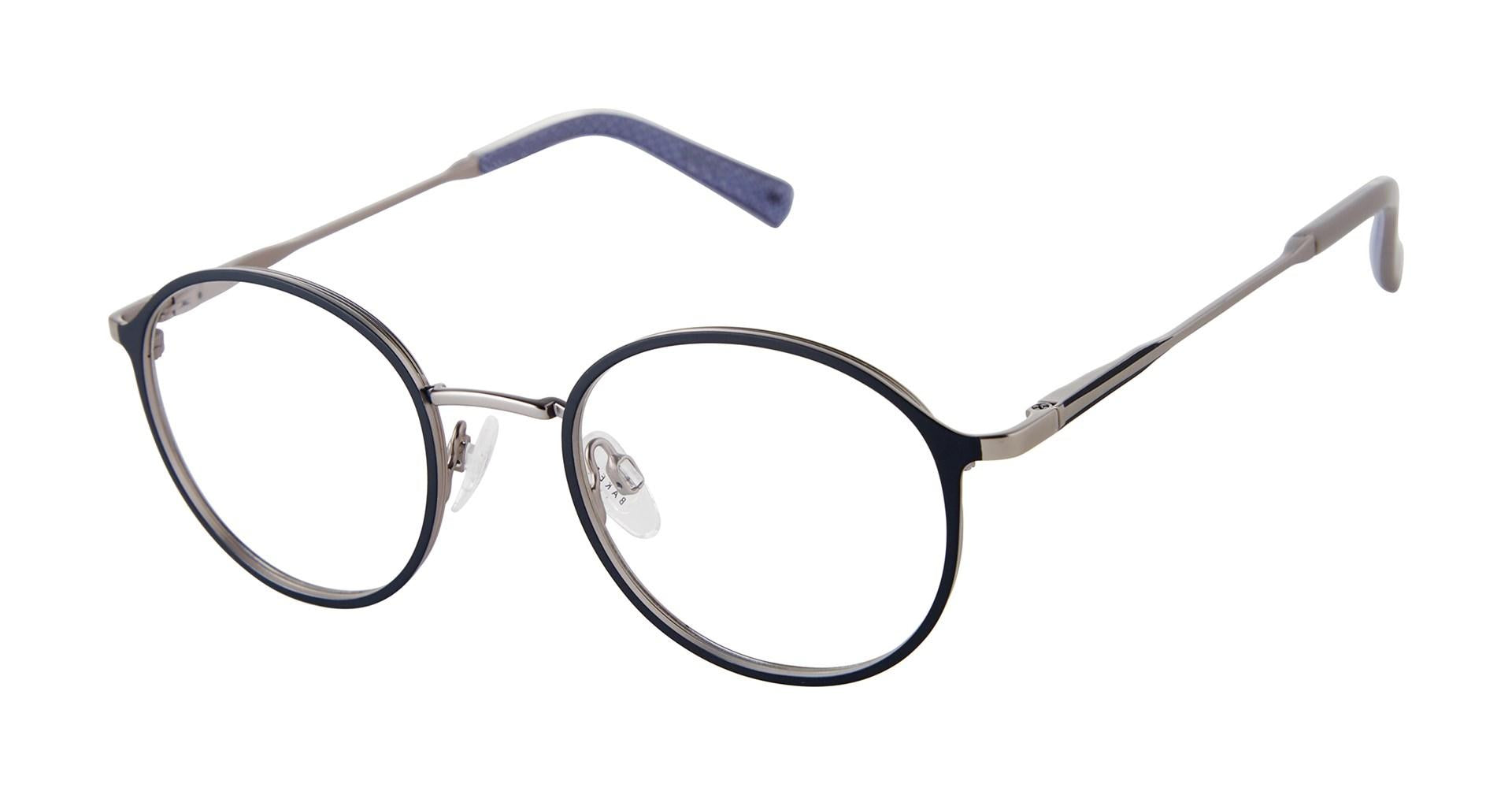 TED BAKER JUST KIDDING B964 BLK BLACK CLEAR FADE AUTHENTIC EYEGLASSES 47-16 Black Acetate Geometric Full-Rim Eyeglasses - Beckett main image 4