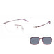 Charmant Pressure Mount TI16734 Eyeglasses