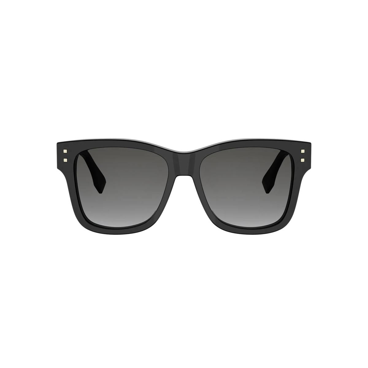 01B - Acetate Shiny Black - Grey Gradient