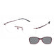 Charmant Pressure Mount TI16733 Eyeglasses