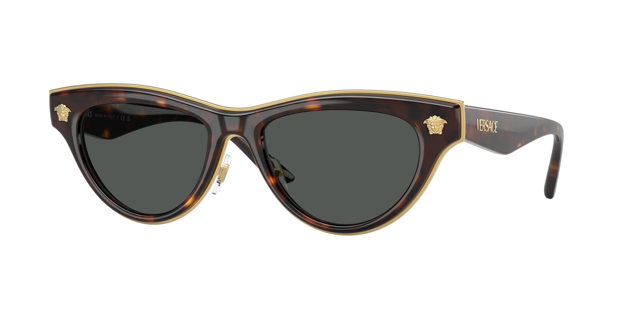 VERSACE サングラス VERSACE Vintage Sunglasses Purple Pink Strass Rhinestone
