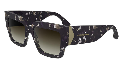 New! VICTORIA BECKHAM Limited Edition Black/Gold Mirrored Lens Sunglasses From bold, face-shielding styles to delicate feminine frames  main image 2