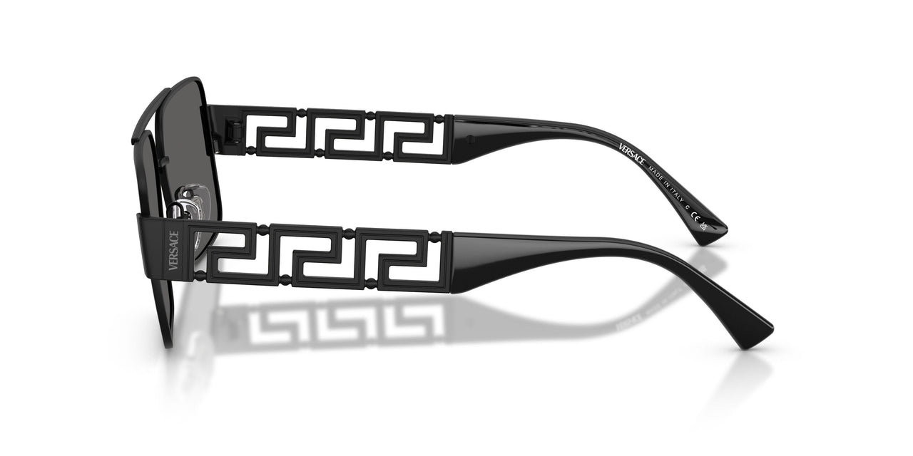 12616G - Black - Dark Grey Mirror Silver