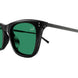 001 - Black/Gunmetal - Green