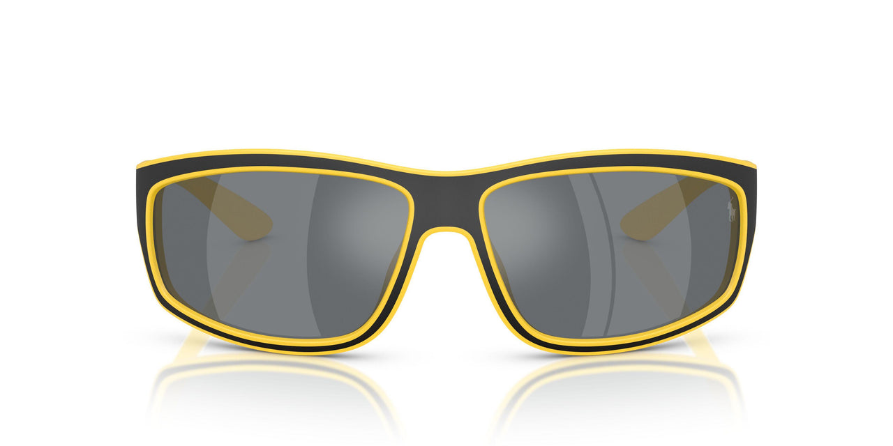 51076G - Yellow - Grey Mirror Black