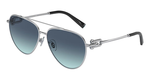 60019S - Silver - Azure Gradient Blue