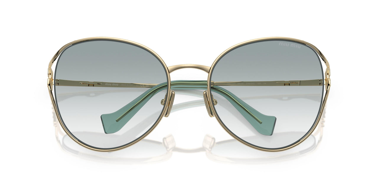 ZVN03O - Gold - Clear Gradient Light Blue