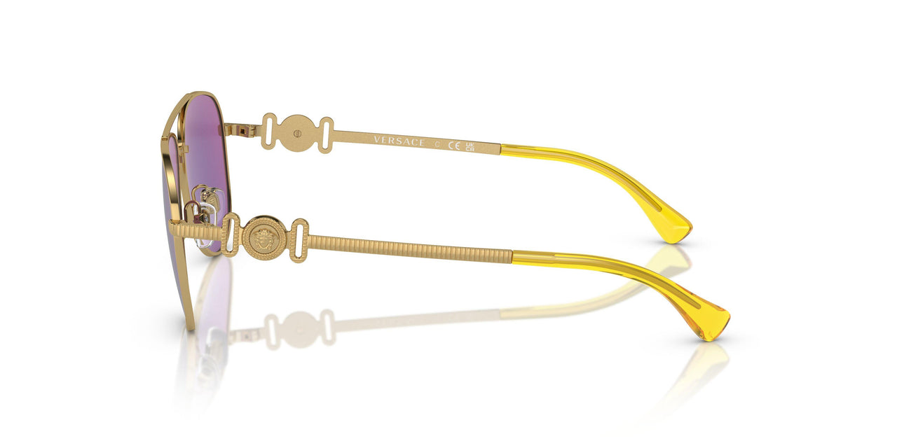 10023R - Gold - Light Green Mirror Green