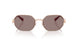 33587N - Gold - Light Brown Purple Mirror