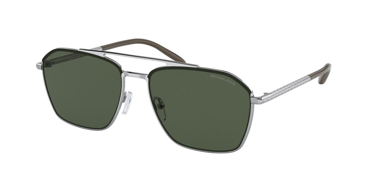 115382 - Silver - Green Solid