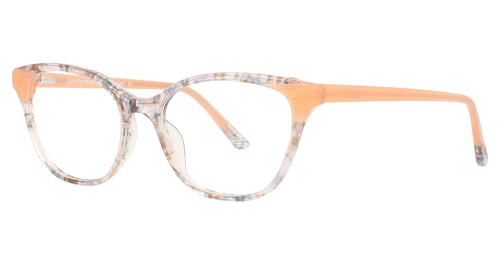 40 - Light Coral & Crystal Light Grey Marbled/ Light Coral