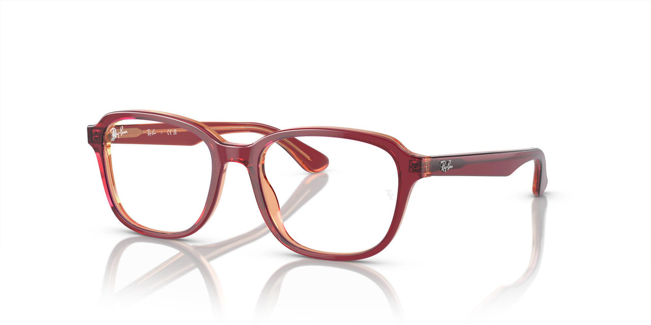 3947 - Top Red & Violet & Orange - Clear