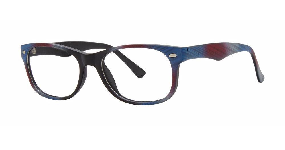 BLCKNVRDMTT - Black/Navy/Red Matte