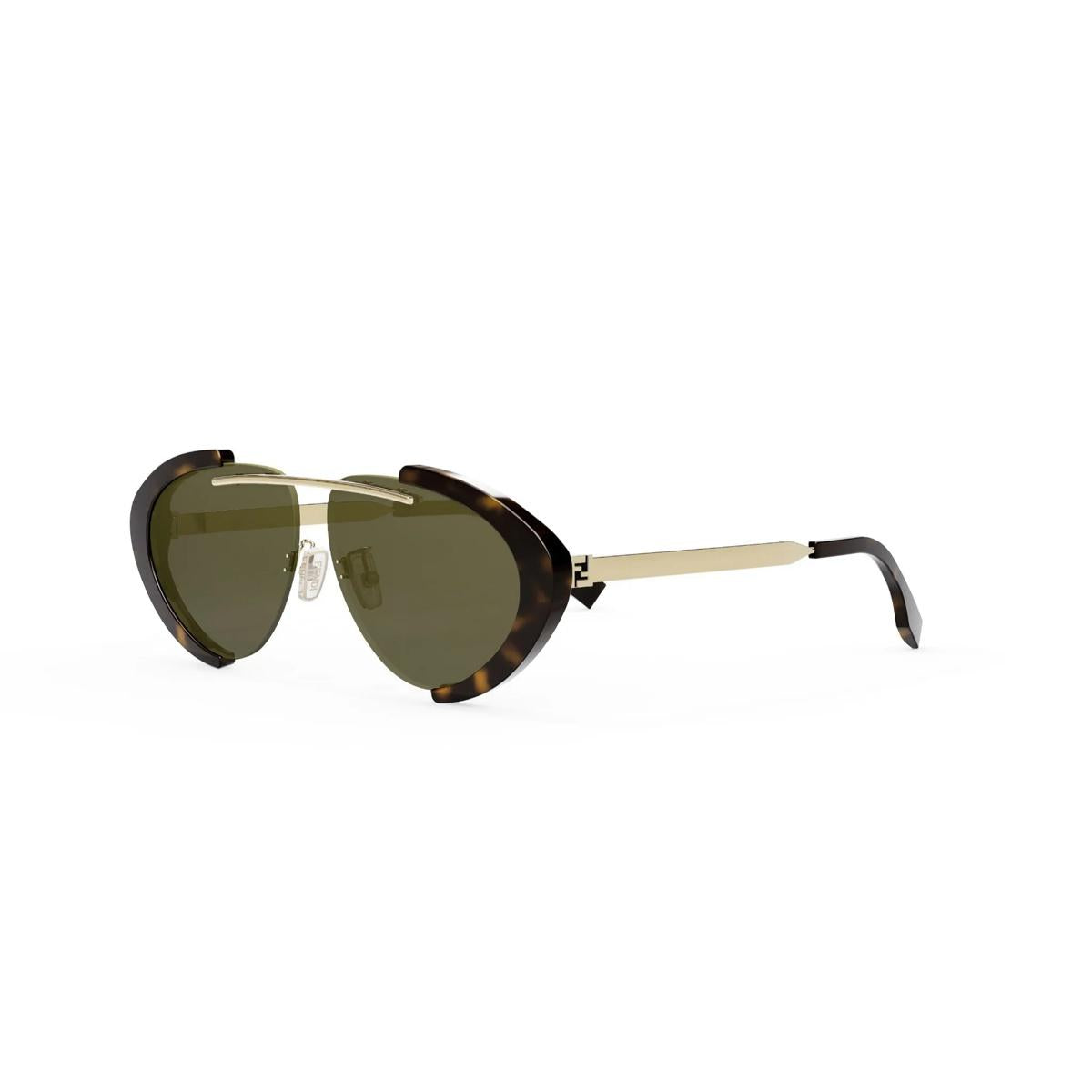 52N - Shiny Dark Havana - Green