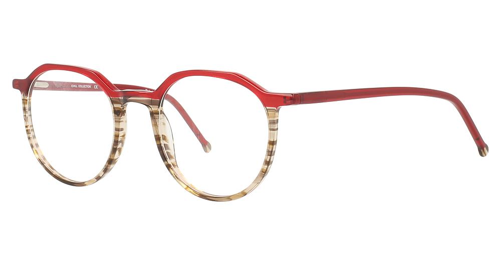 30 - Red Crsytal & Brown Lines