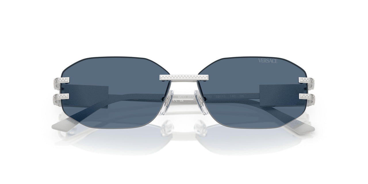 100080 - Silver - Dark Blue