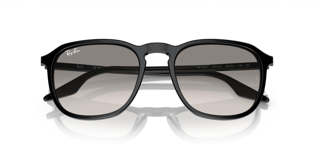 901/32 - Black - Clear/grey