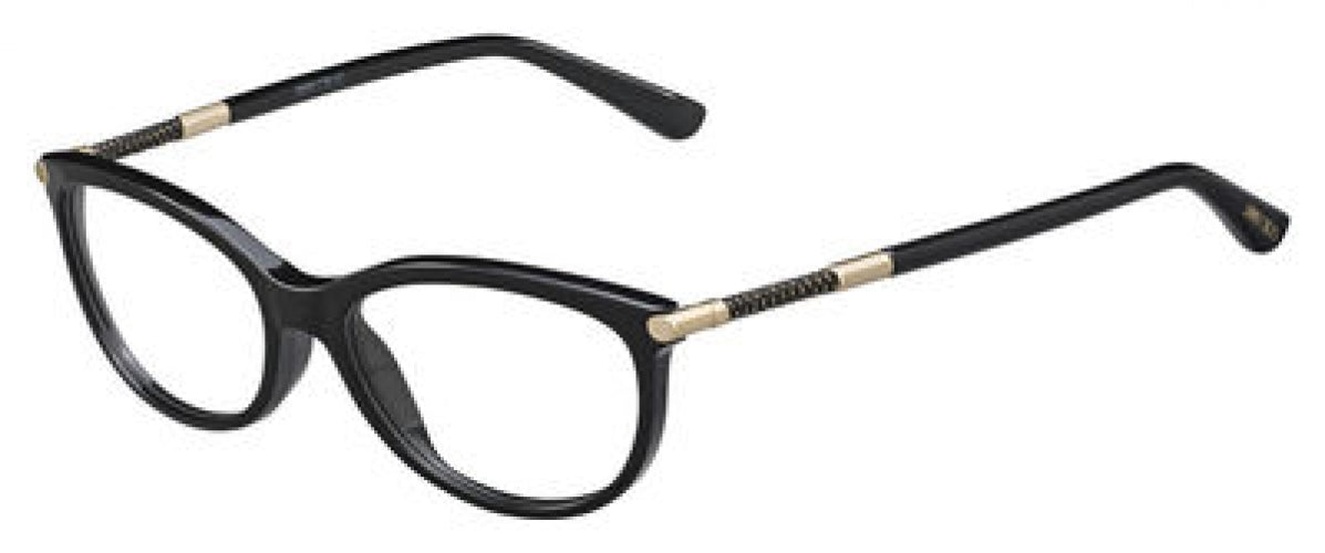 Jimmy Choo Unisex Black Cat Eye Eyeglass Frames Jc 154 029A  NEW JIMMY CHOO EYEGLASSES BLACK WOMEN EYEWEAR JIMMY CHOO JC154 029A 00 display picture 1