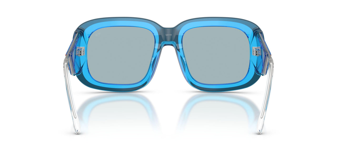 20487C - Brown - Light Azure Silver Mirror