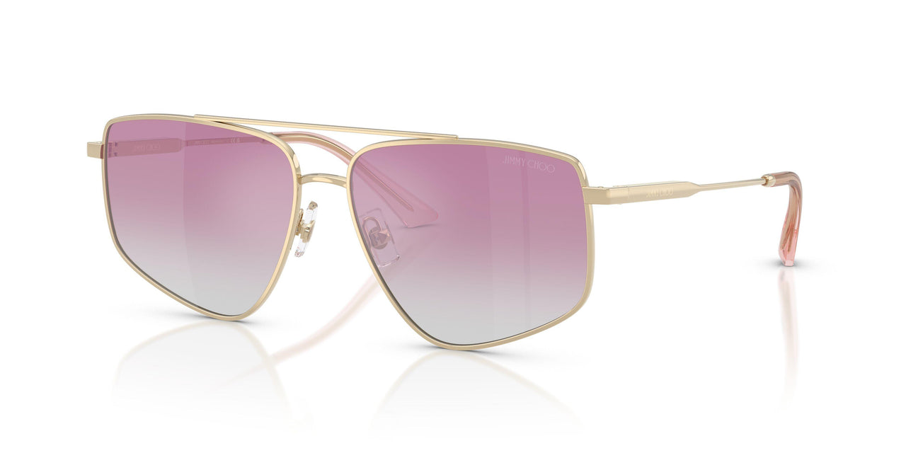 300658 - Gold - Clear Gradient Fuxia Mirror Silver