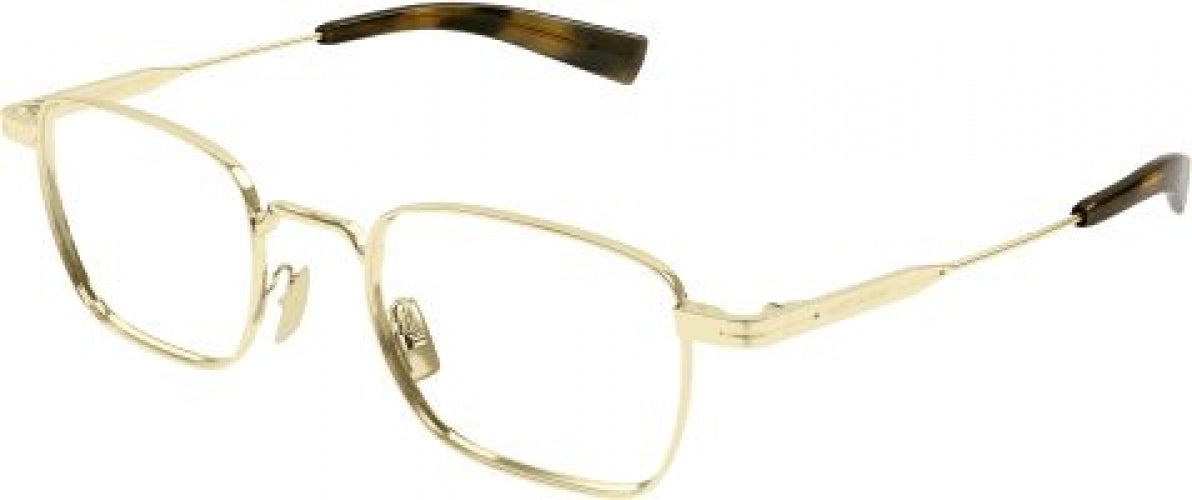 SAINT LAURENT スクエアフレムメカネ SLM128012 012 Saint Laurent SL m128 012 56mm Crystal Brown New Eyeglasses