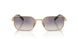 5AK60W - Gold - Clear Gradient Blue Mirror Silver
