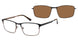Revolution REV-GREYSON-w/Clip Eyeglasses