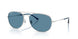 003/S2 - Silver - Polarized Blue