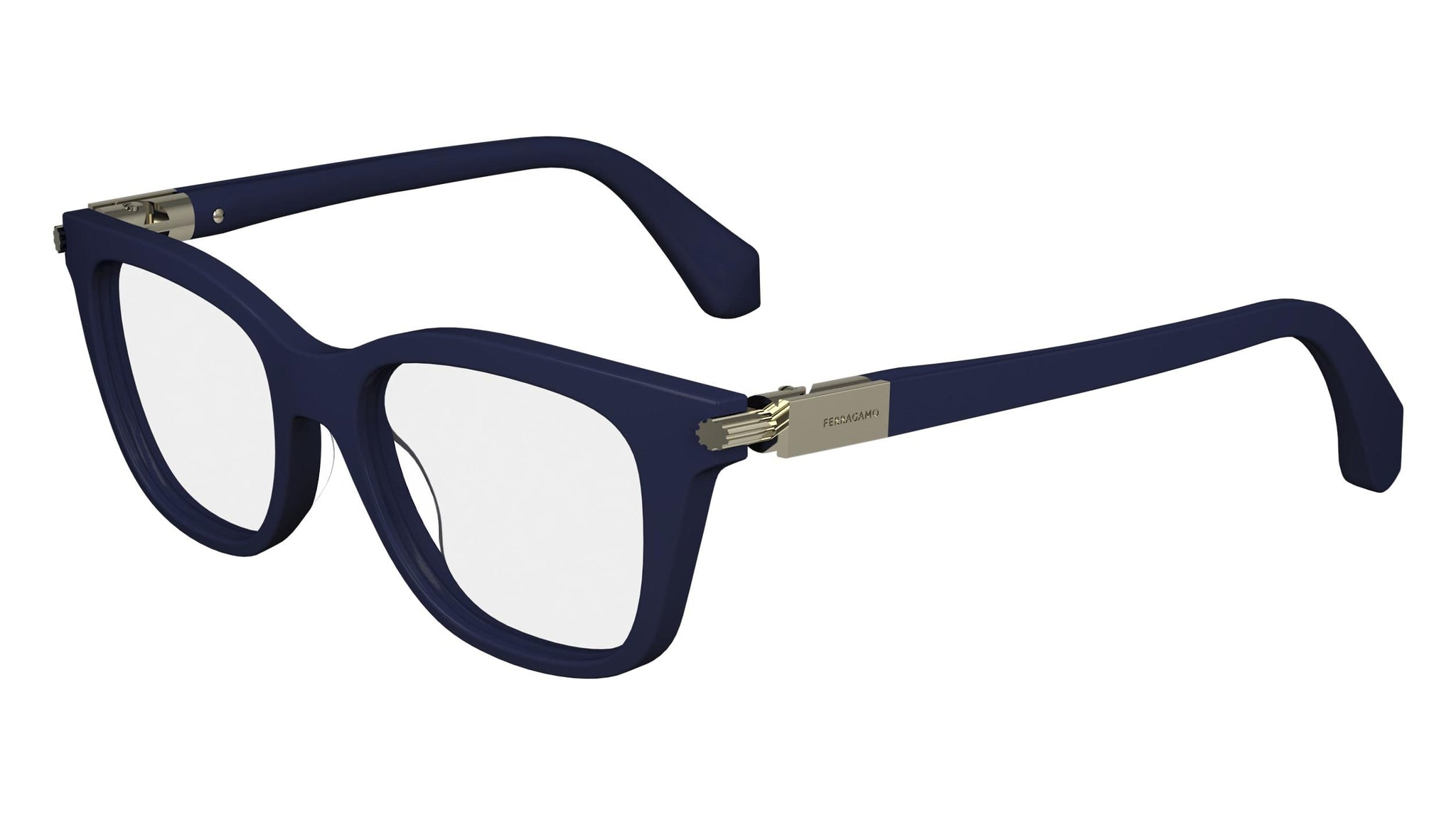 New FERRAGAMO SF-2973 414 Blue Navy Eyeglasses 50/17/140 Eyeglasses FERRAGAMO SF 2973 414 Blue Navy at Amazon Men main image 2